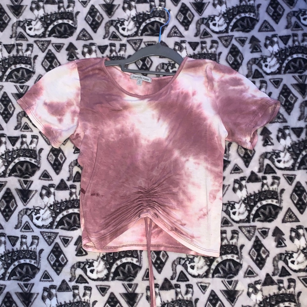 tie-dye crop top